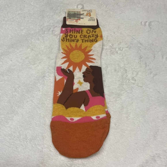Blue Q Shine On You Crazy Thing Inspirational Women's Socks - Picture 1 of 5